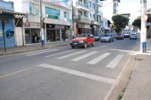 Faixa de pedestres na avenida Getúlio Vargas será alterada para dar mais fluidez ao trânsito